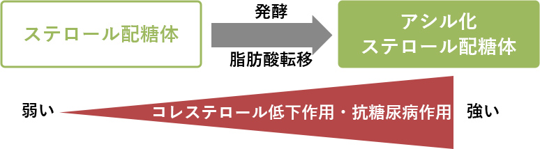 ステロール配糖体とアシル化ステロール配糖体